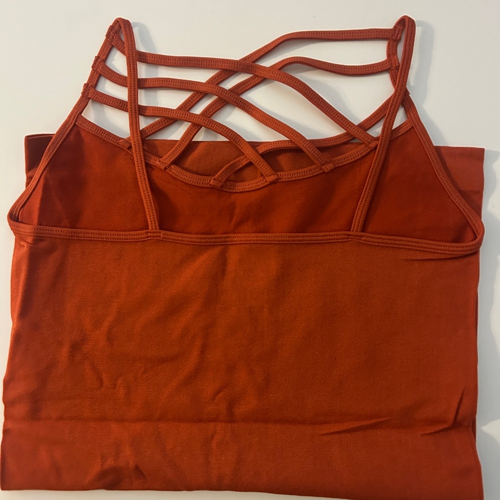 Zenana Outfitters Strappy Copper Camisole S/M New - Picture 3 of 3